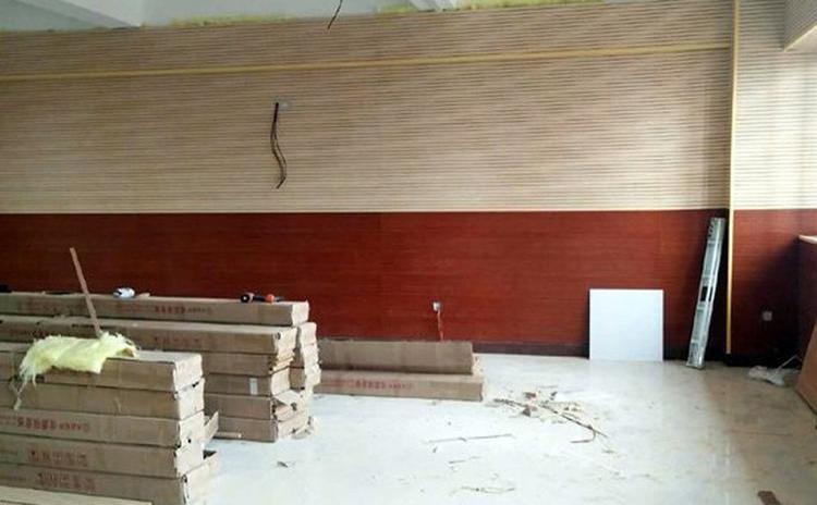 安徽阜陽中學錄播室槽木吸音板聲學工程 安徽阜陽中學錄播室槽木吸音板聲學工程