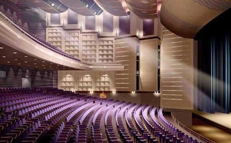 江西宜春大劇院木質吸聲板聲學工程-1 江西宜春大劇院木質吸聲板聲學工程-1