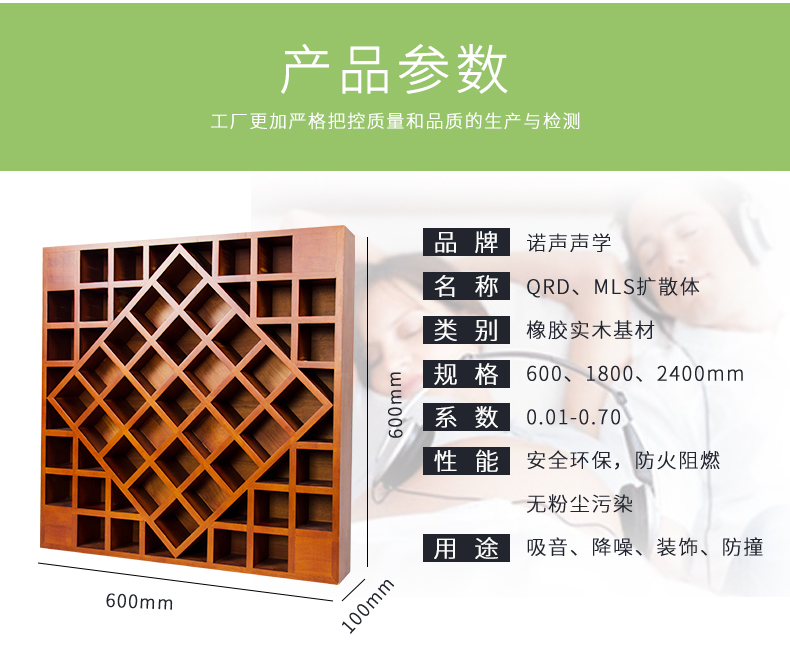 擴(kuò)散體吸音板參數(shù) 擴(kuò)散體吸音板參數(shù)